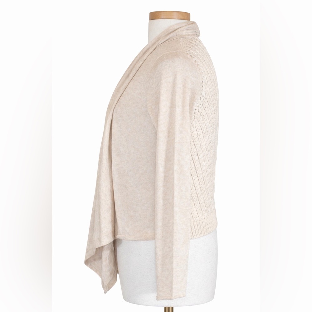 🏵DKNY DRAPED CARDIGAN SWEATER - Picture 3 of 5